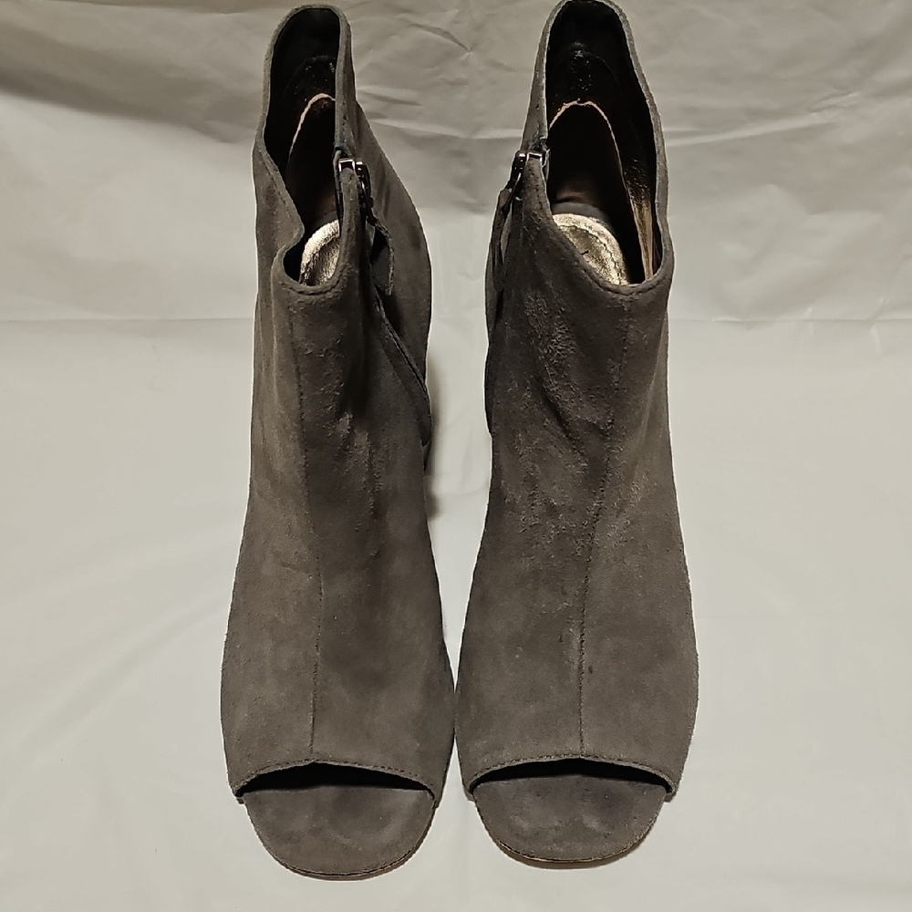 Johnston & Murphy Charcoal Suede Ankle Booties